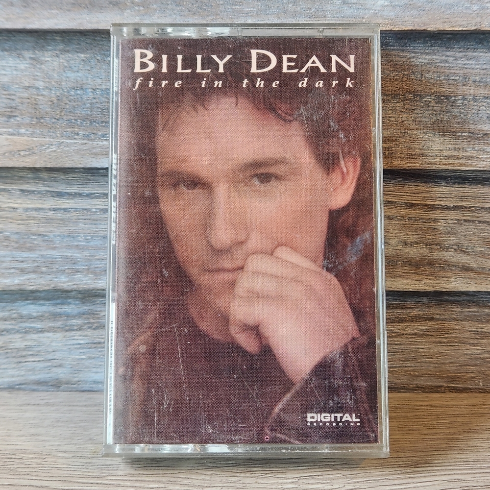 🔥 Billy Dean Fire In The Dark Cassette Tape Music Country